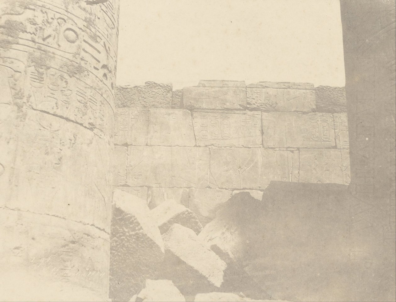 (Karnac, Hypostyle Hall, parede norte (face interna) de John Beasly Greene