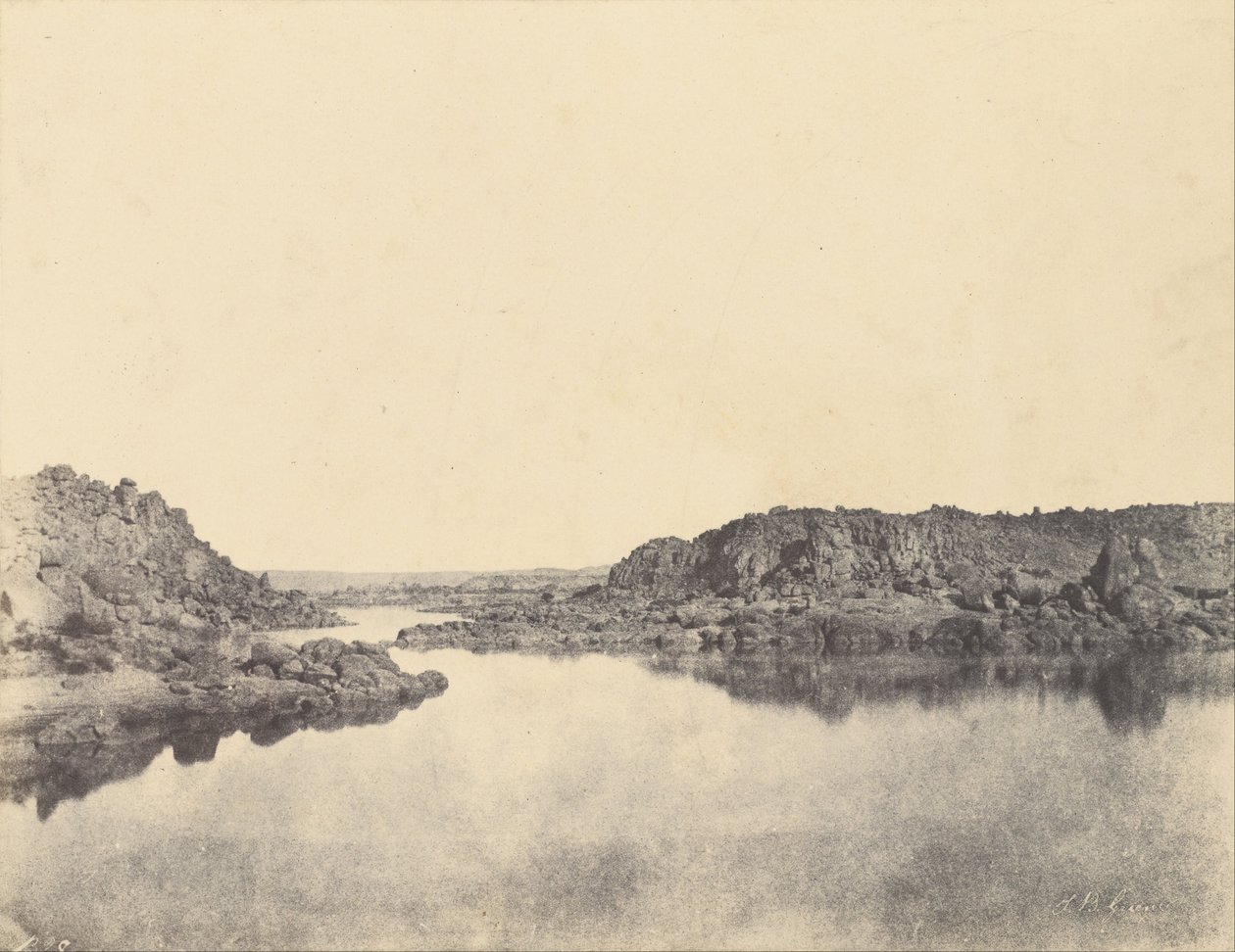(Primeira catarata tirada de Philae) de John Beasly Greene