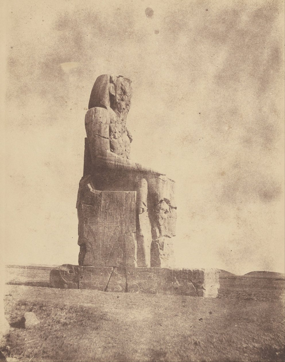 (O Colosso de Memnon em Tebas) de John Beasly Greene