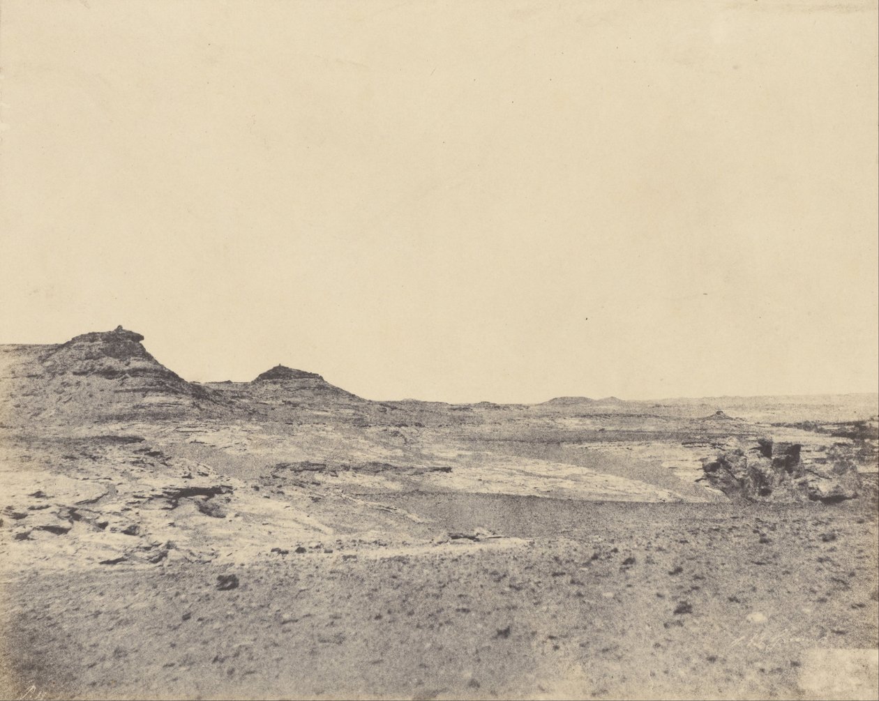 Estudo de campo perto de Gebel Abousir, 2ª catarata de John Beasly Greene