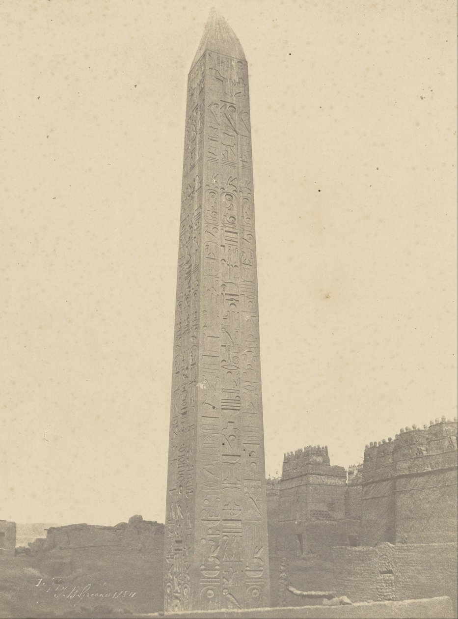 Luxor, Obelisco, Lados Leste e Sul de John Beasly Greene