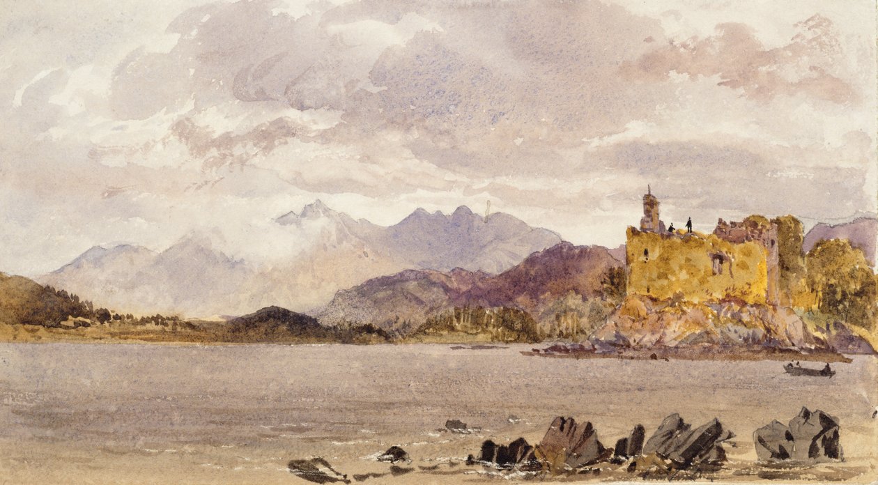 Loch Awe, na Escócia de John Brett