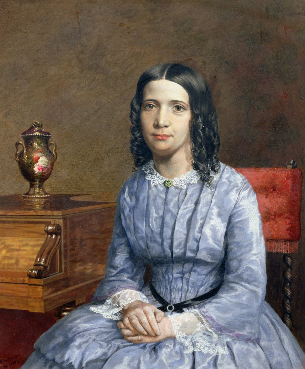 Retrato de Matilda Bury, 1855 de John Brett