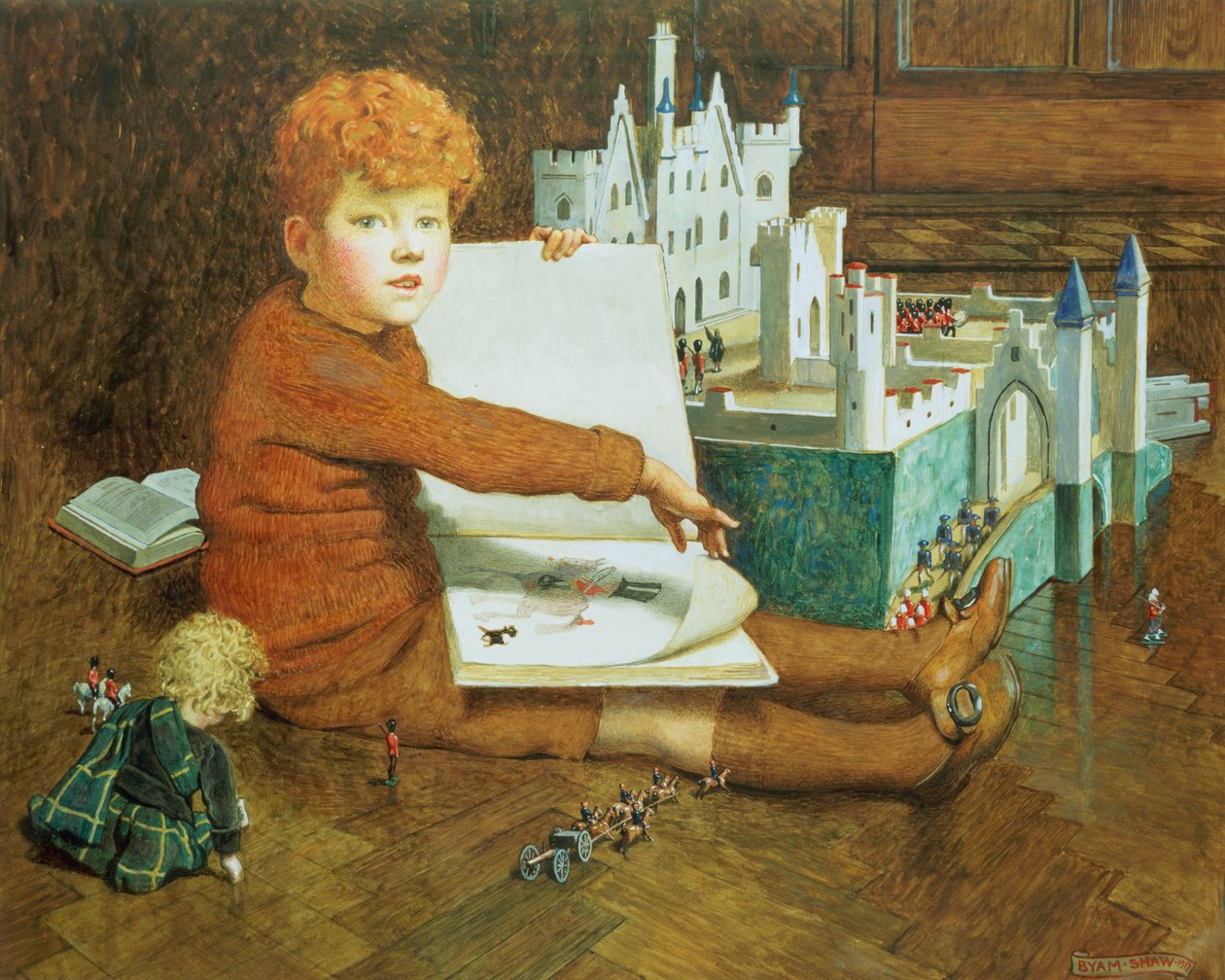 O castelo de brinquedo de John Byam Liston Shaw