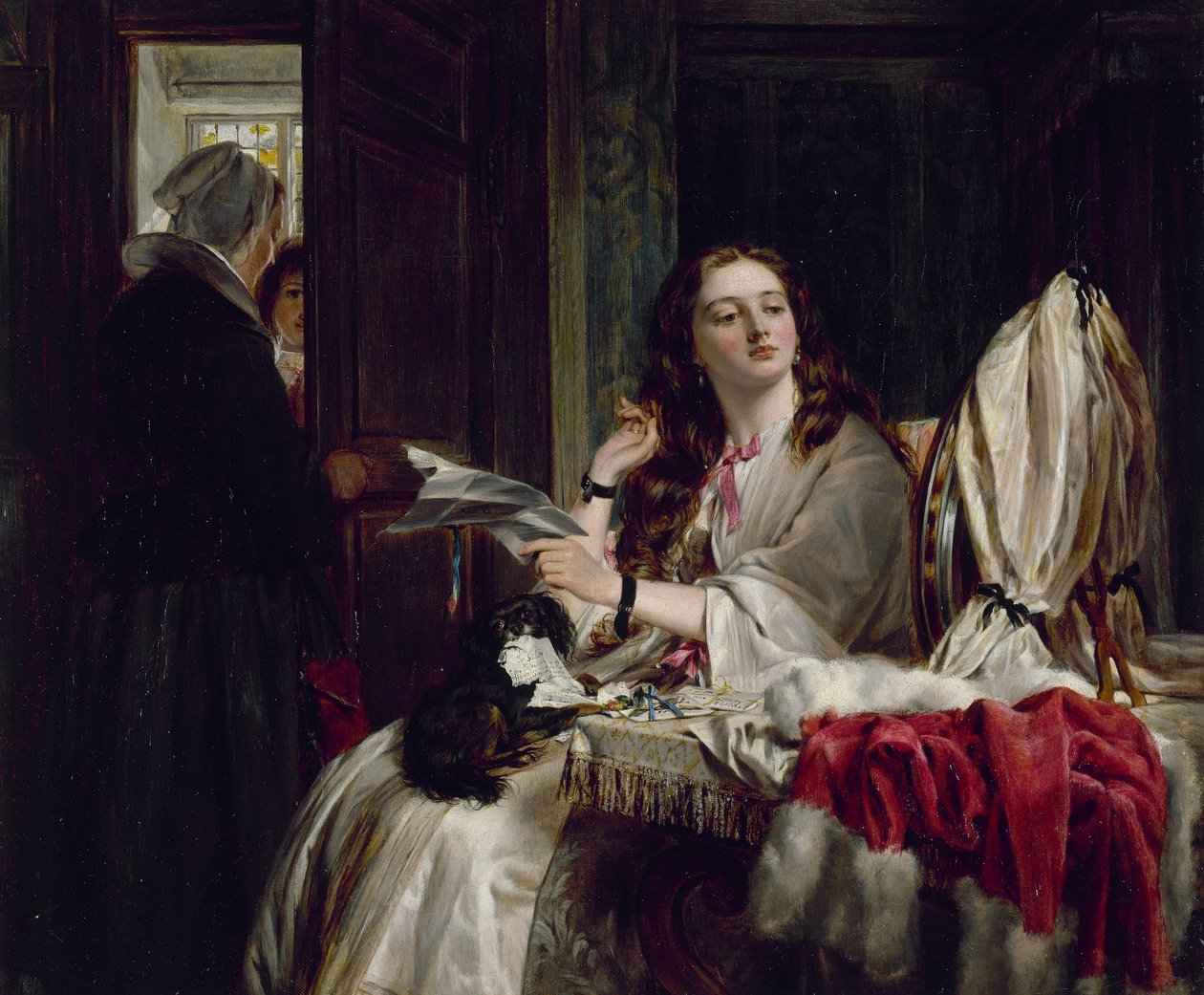 A manhã de São Valentim de John Callcott Horsley