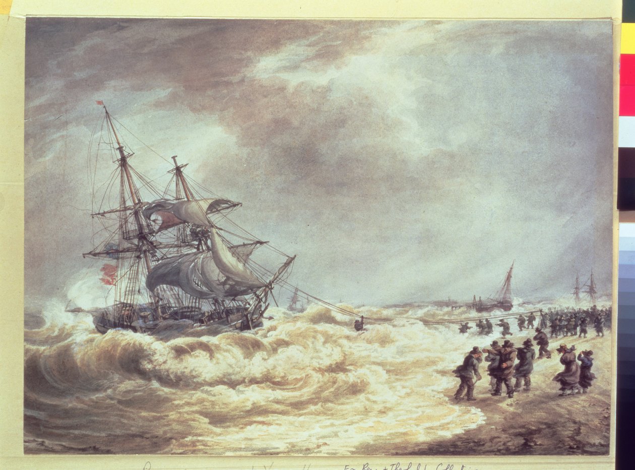 Resgate de uma tripulação em Gorleston de John Cantiloe Joy