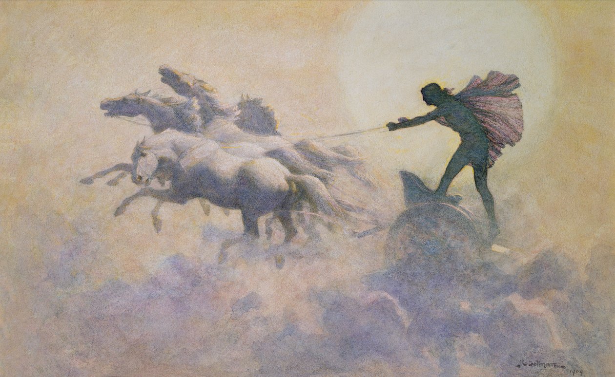 Carruagem do Sol, 1909 de John Charles Dollman