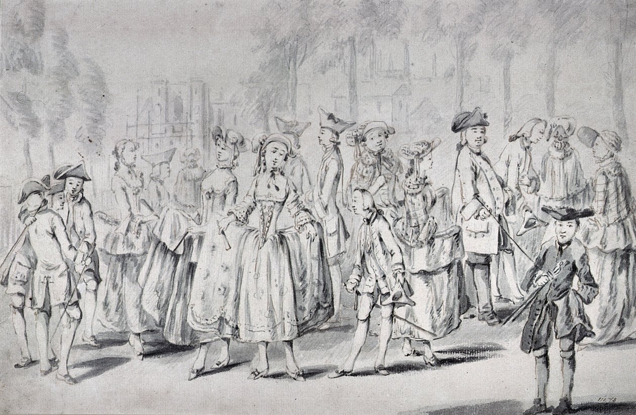 Promenaders no Parque St.James de John Collet
