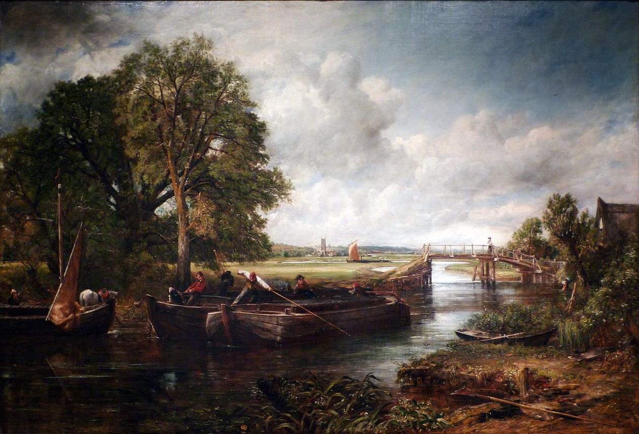 Ver sobre o Stour perto de Dedham de John Constable