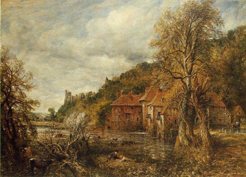 Moinho e Castelo de Arundel de John Constable