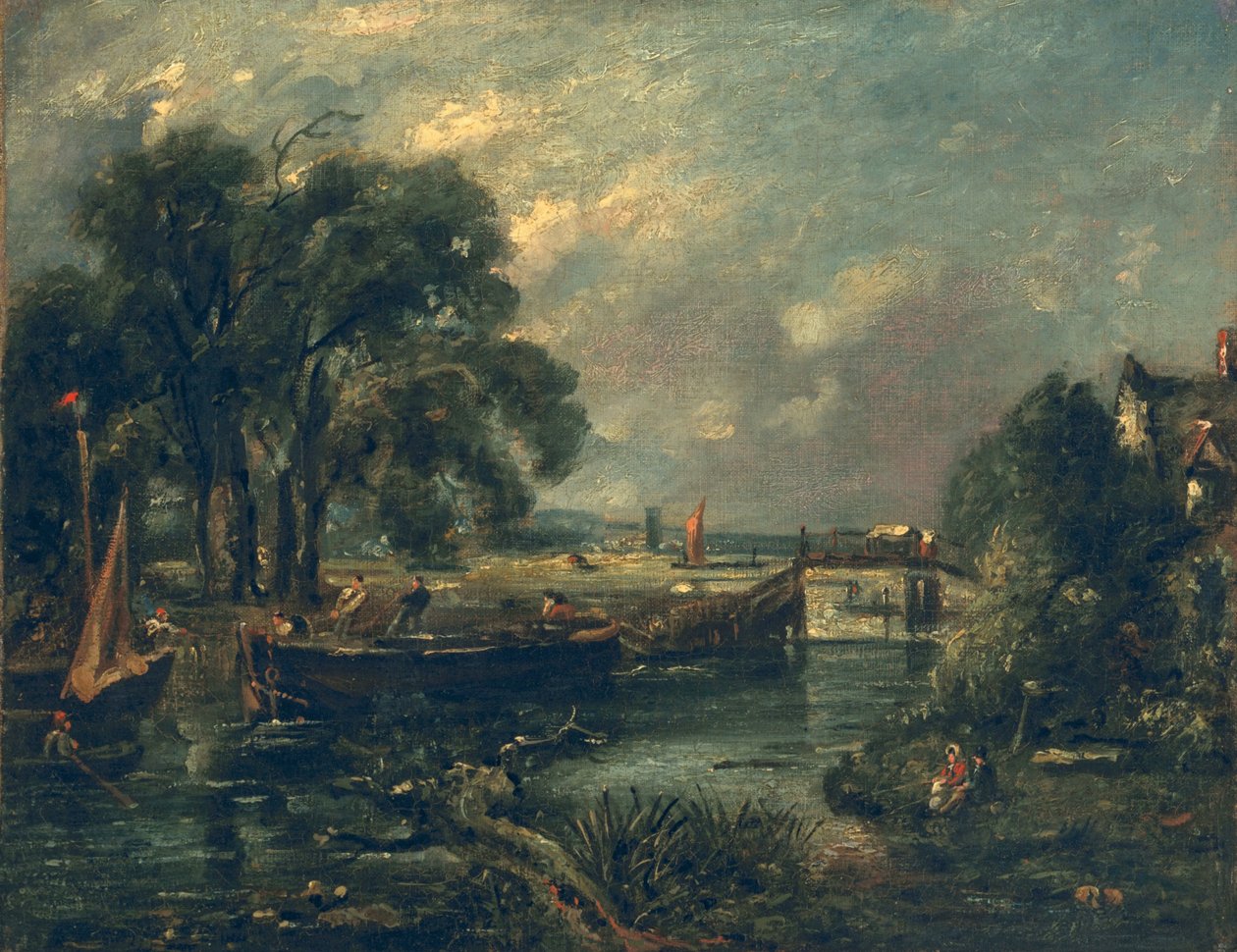Barcaças no Stour de John Constable