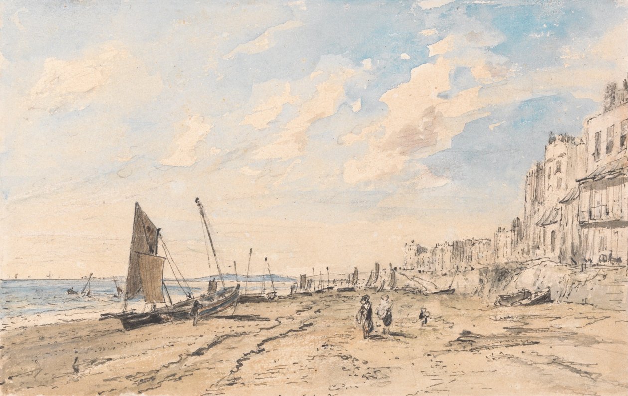 Praia de Brighton, olhando para o oeste de John Constable