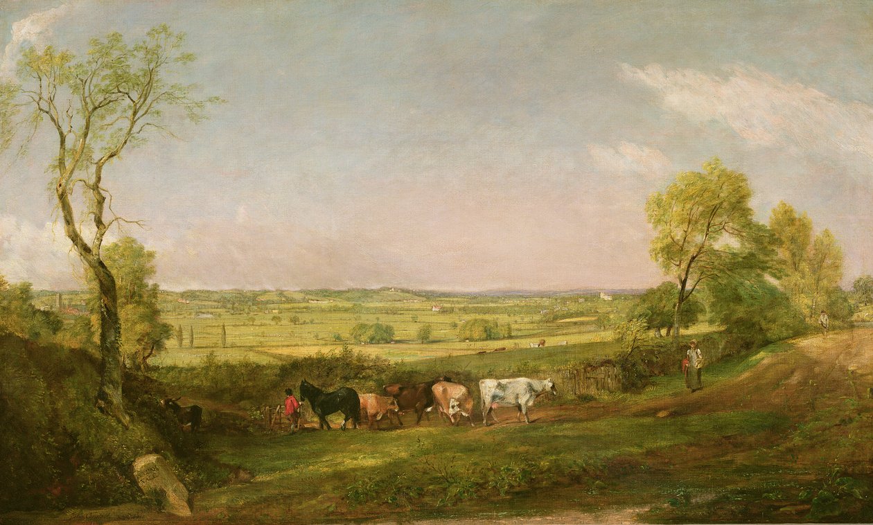 Dedham Vale: Manhã, c.1811 de John Constable