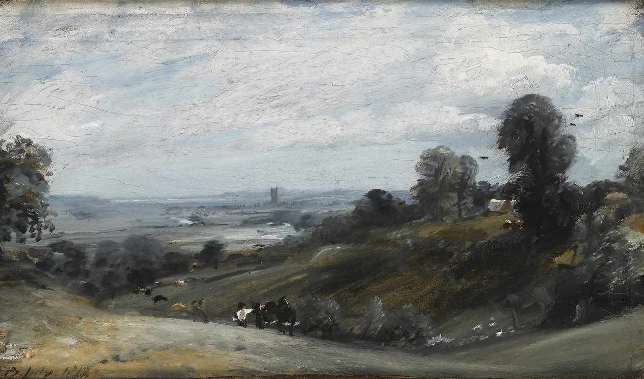 Dedham Vale de Langham, século XIX de John Constable