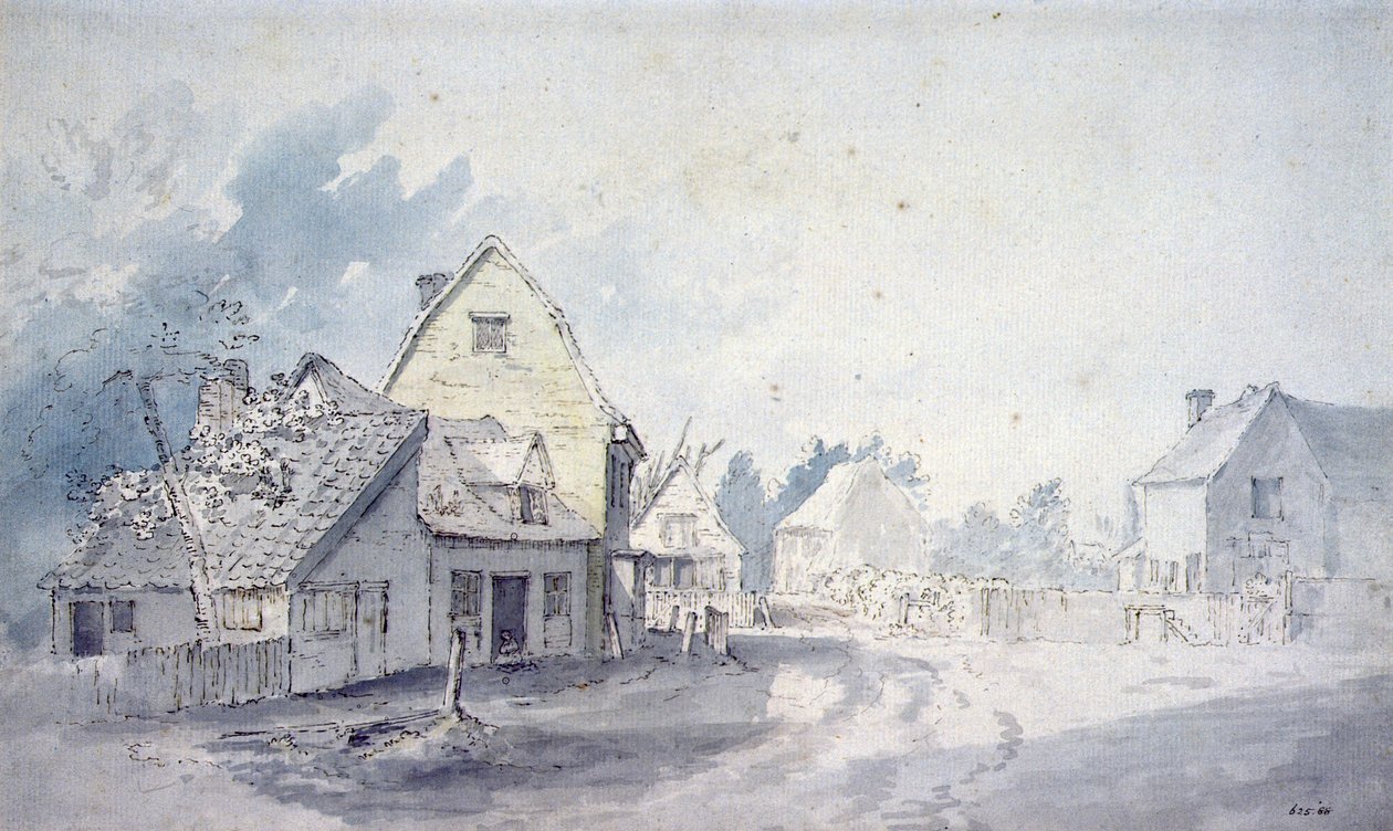 East Bergholt Street, East Bergholt de John Constable