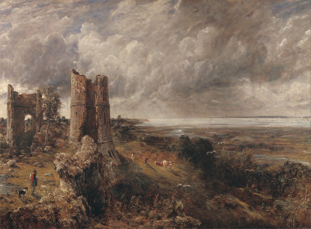 Castelo de Hadleigh, a boca do Tamisa - manhã após uma noite tempestuosa de John Constable