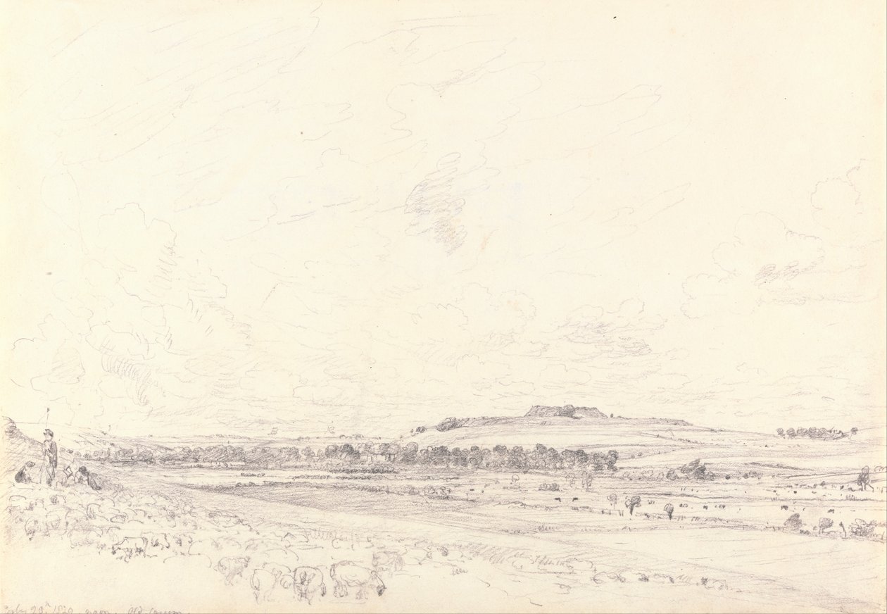 Sarum velho ao meio-dia de John Constable