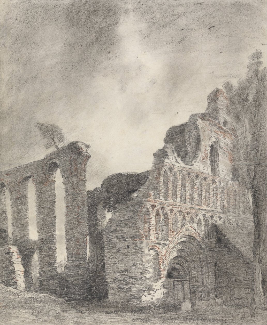 Ruína do Priorado de St. Botolphs, Colchester de John Constable
