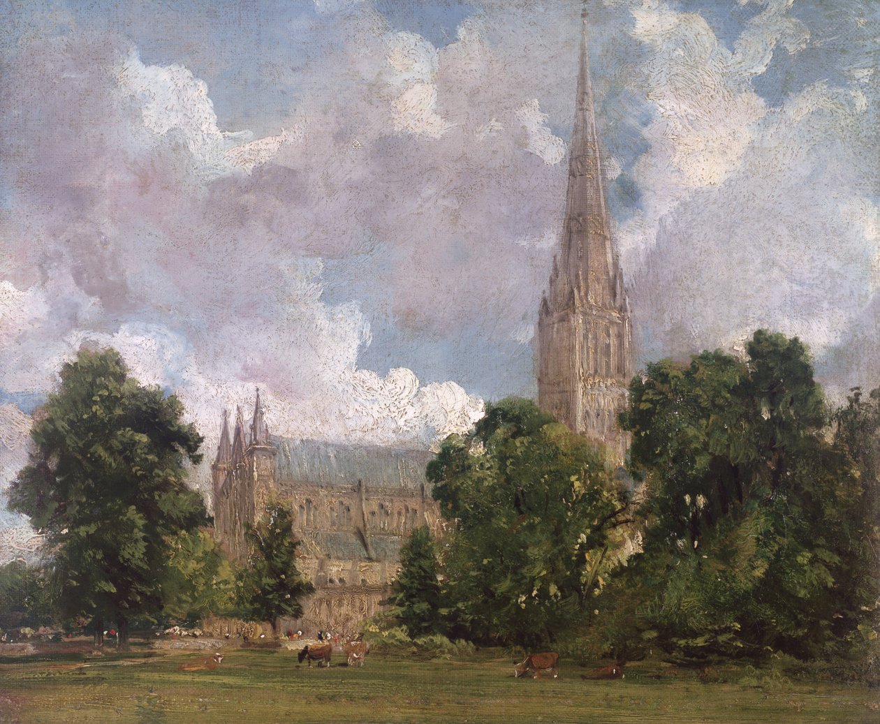 Catedral de Salisbury do sudoeste de John Constable