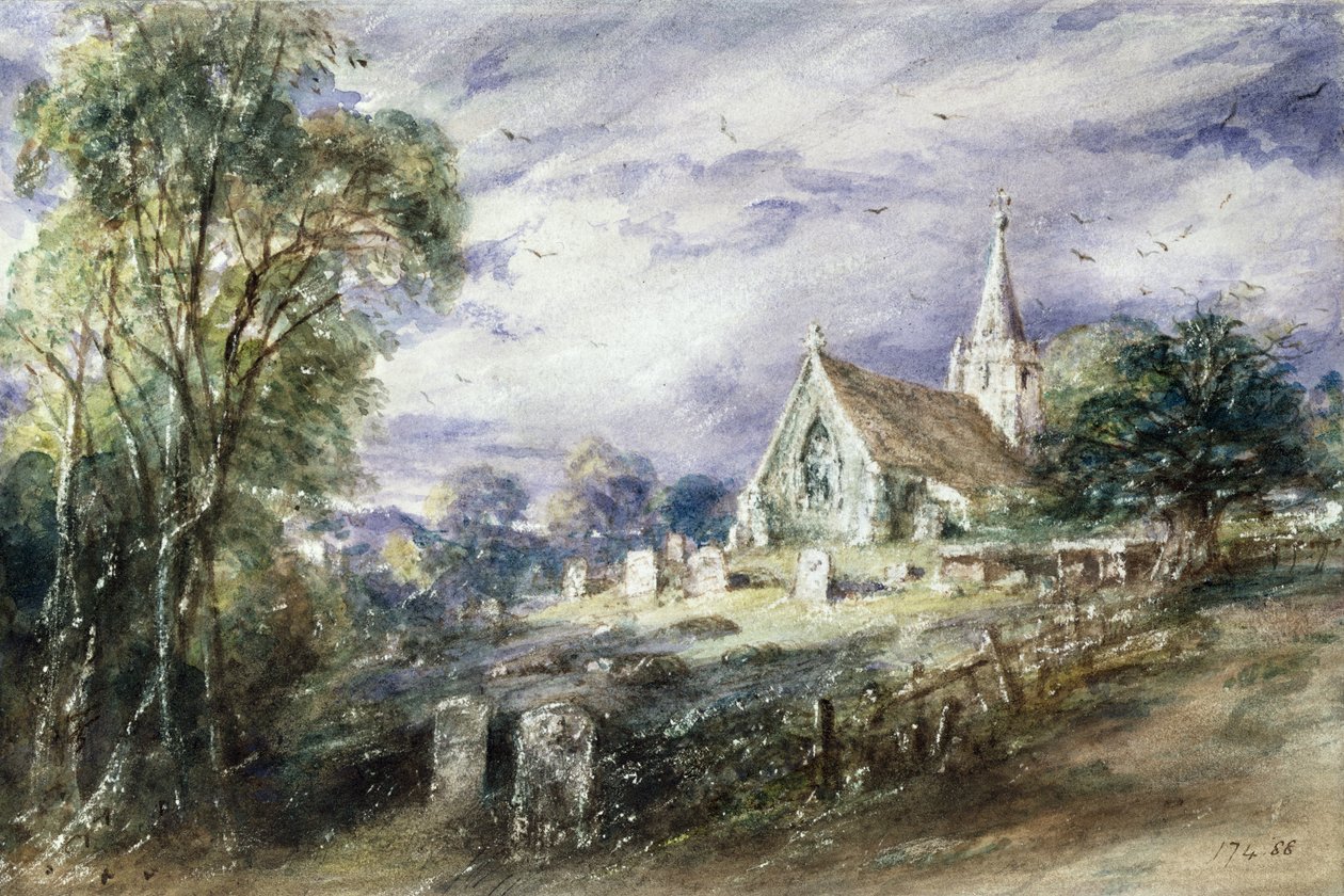 Stoke Poges Church de John Constable