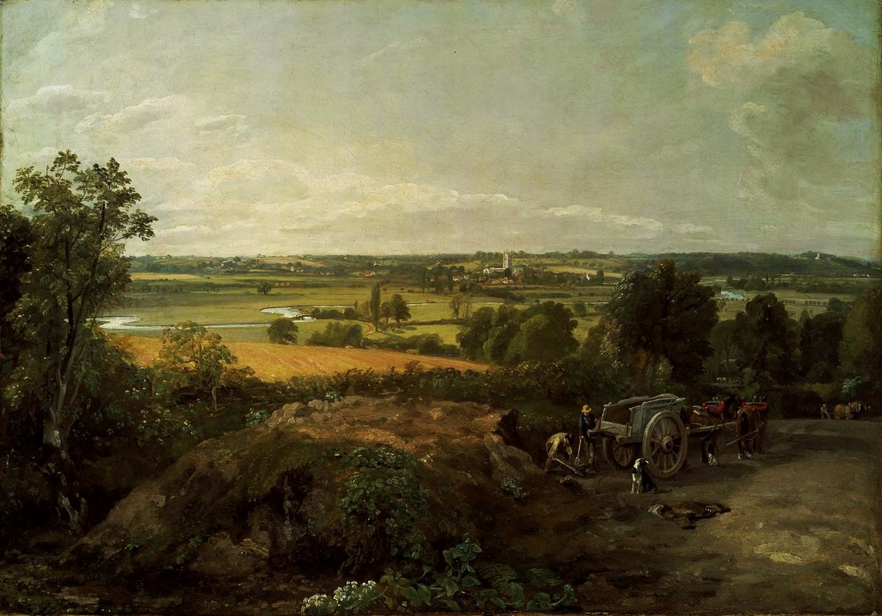 Stour Valley e Dedham Church de John Constable