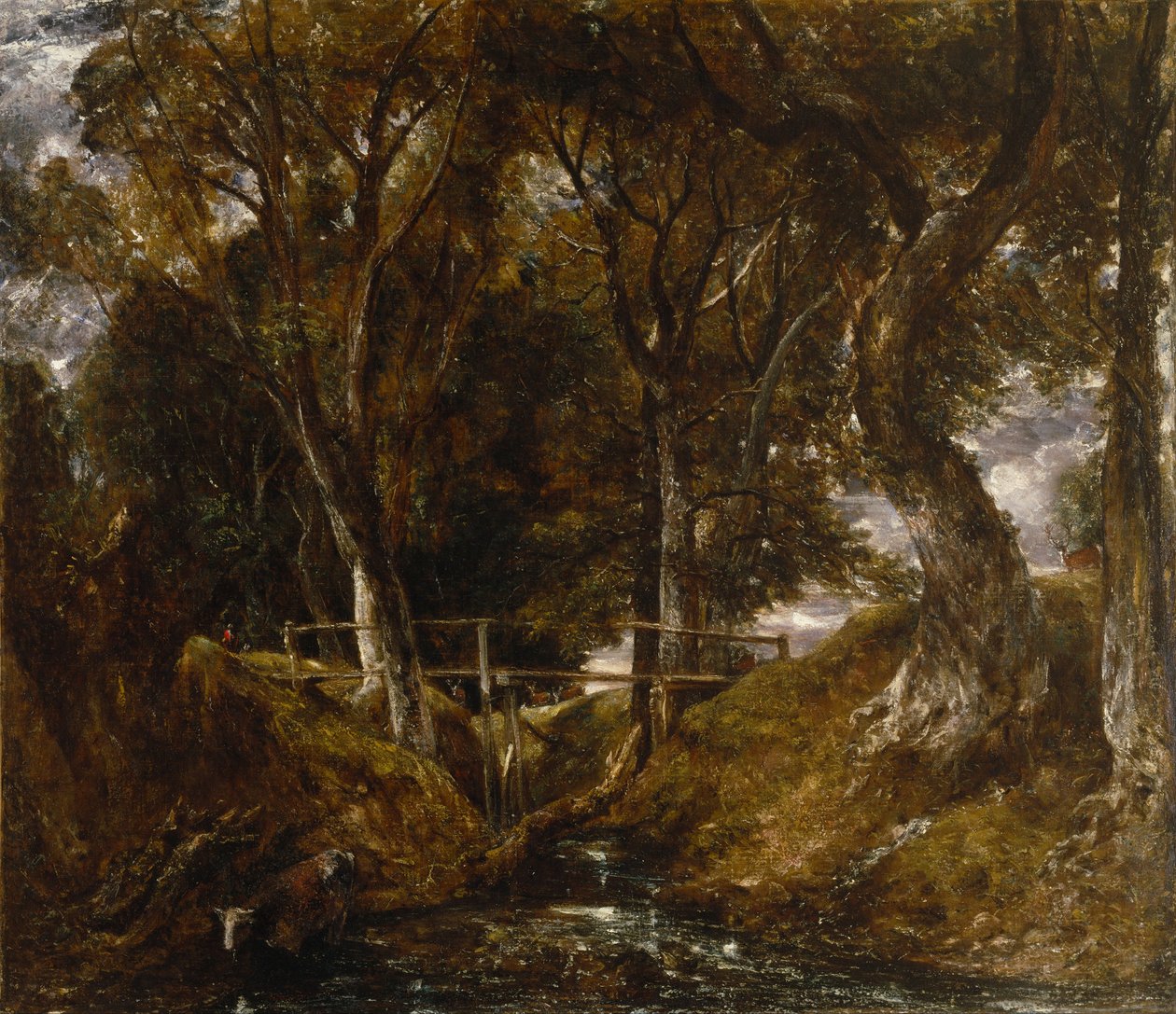 A Dell no Helmingham Park de John Constable