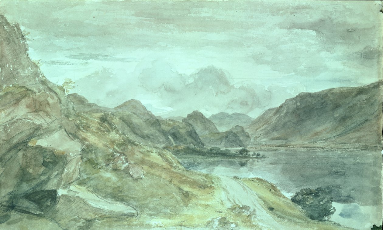 O distrito do lago, c.1830 de John Constable