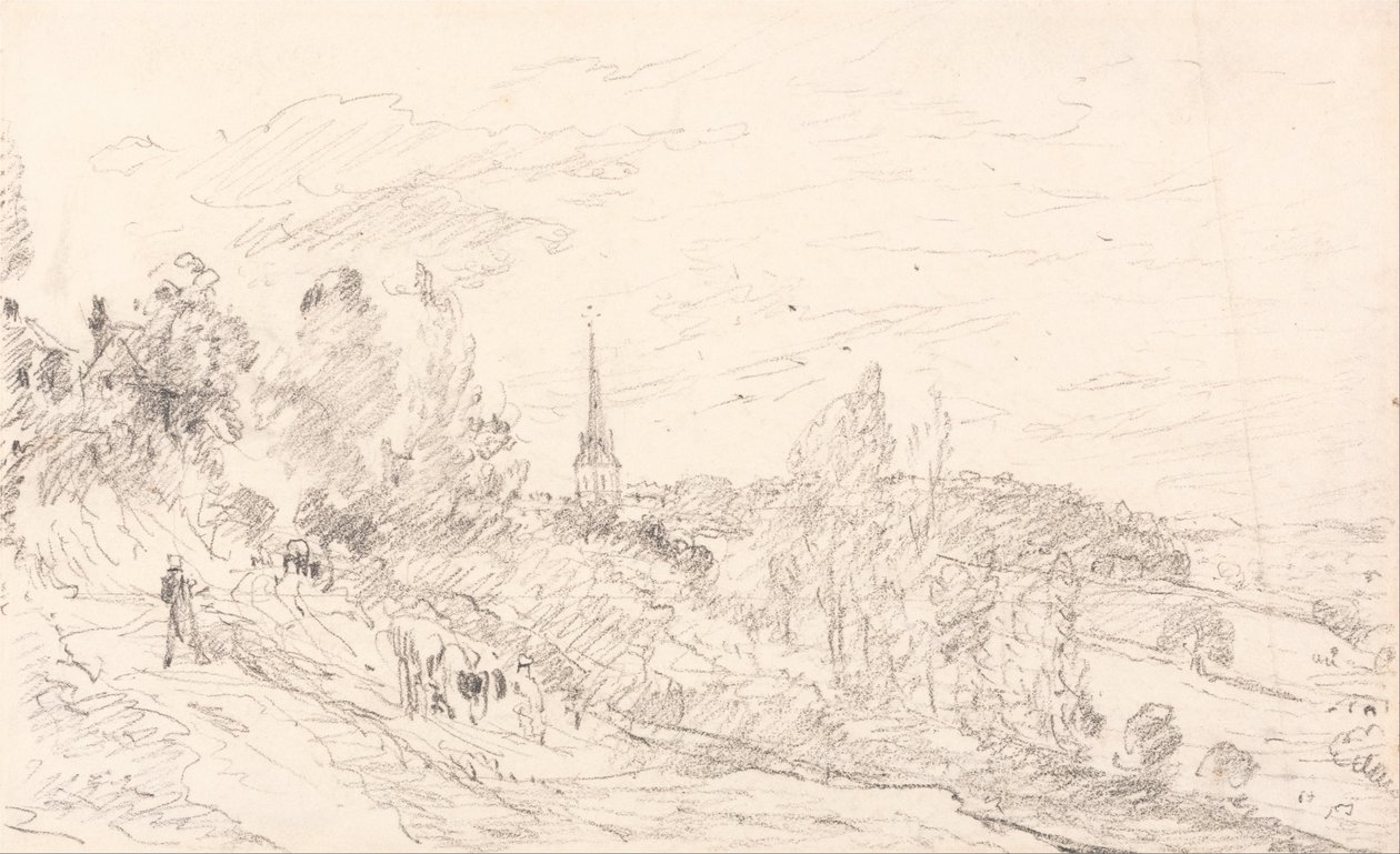 Ver perto de Arundel de John Constable