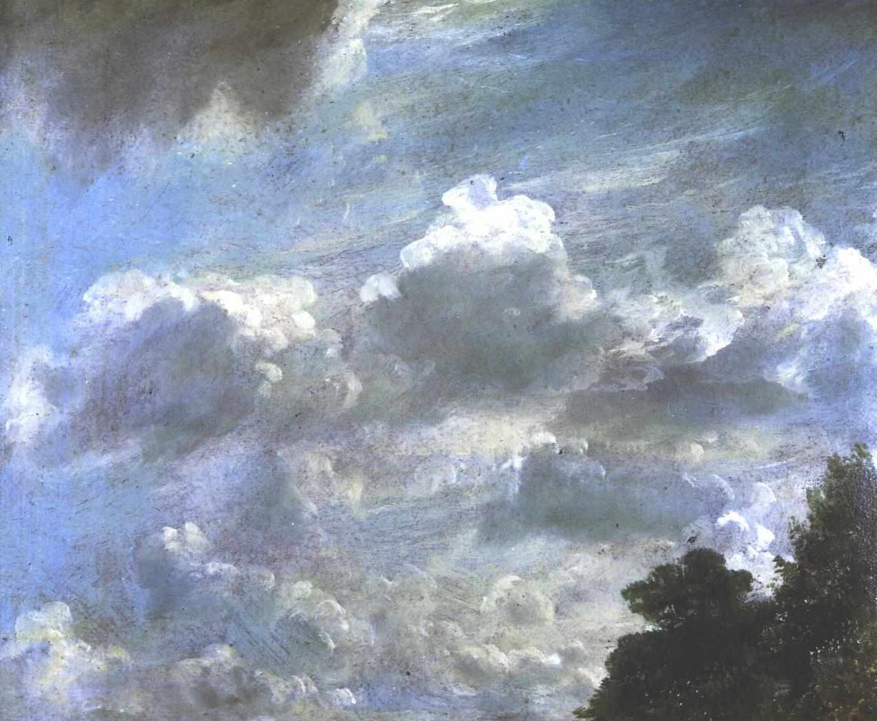 estudos nuvem de John Constable
