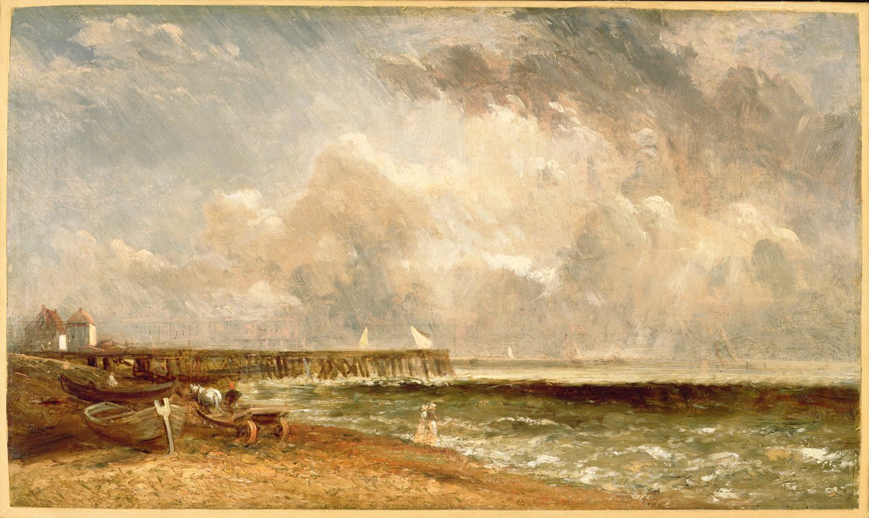 Píer de Yarmouth, c.1822 de John Constable