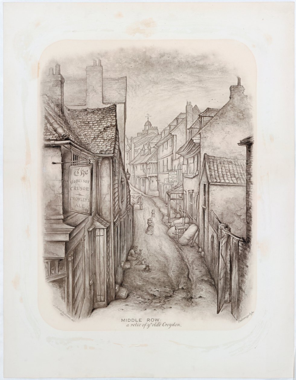 Middle Row, Croydon, 1875 (tinta) de John Corbet Anderson