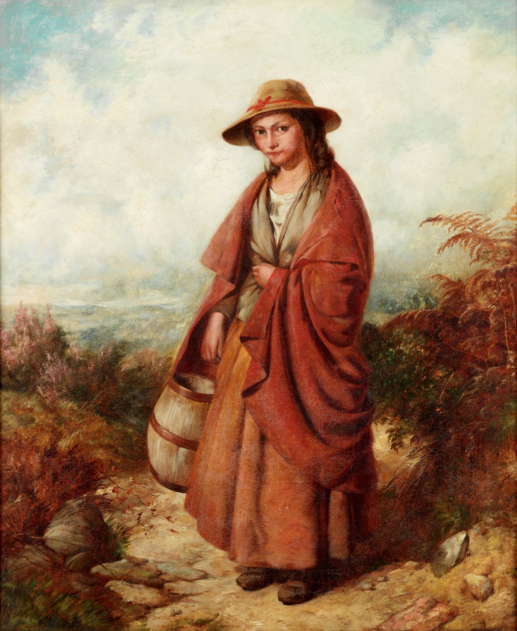 Um milkmaid galês de John Corbould