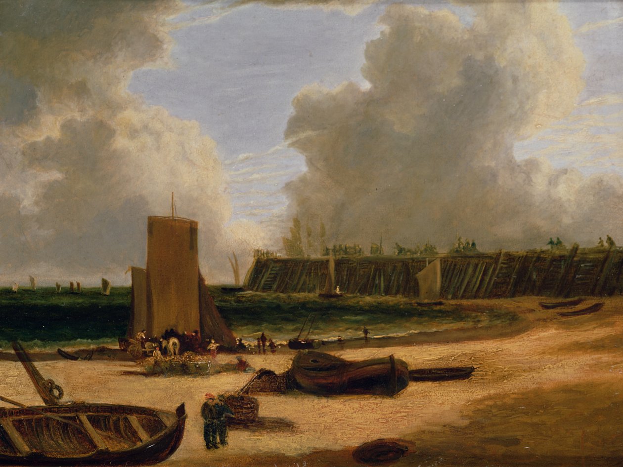 Cais velho de Yarmouth de John Crome