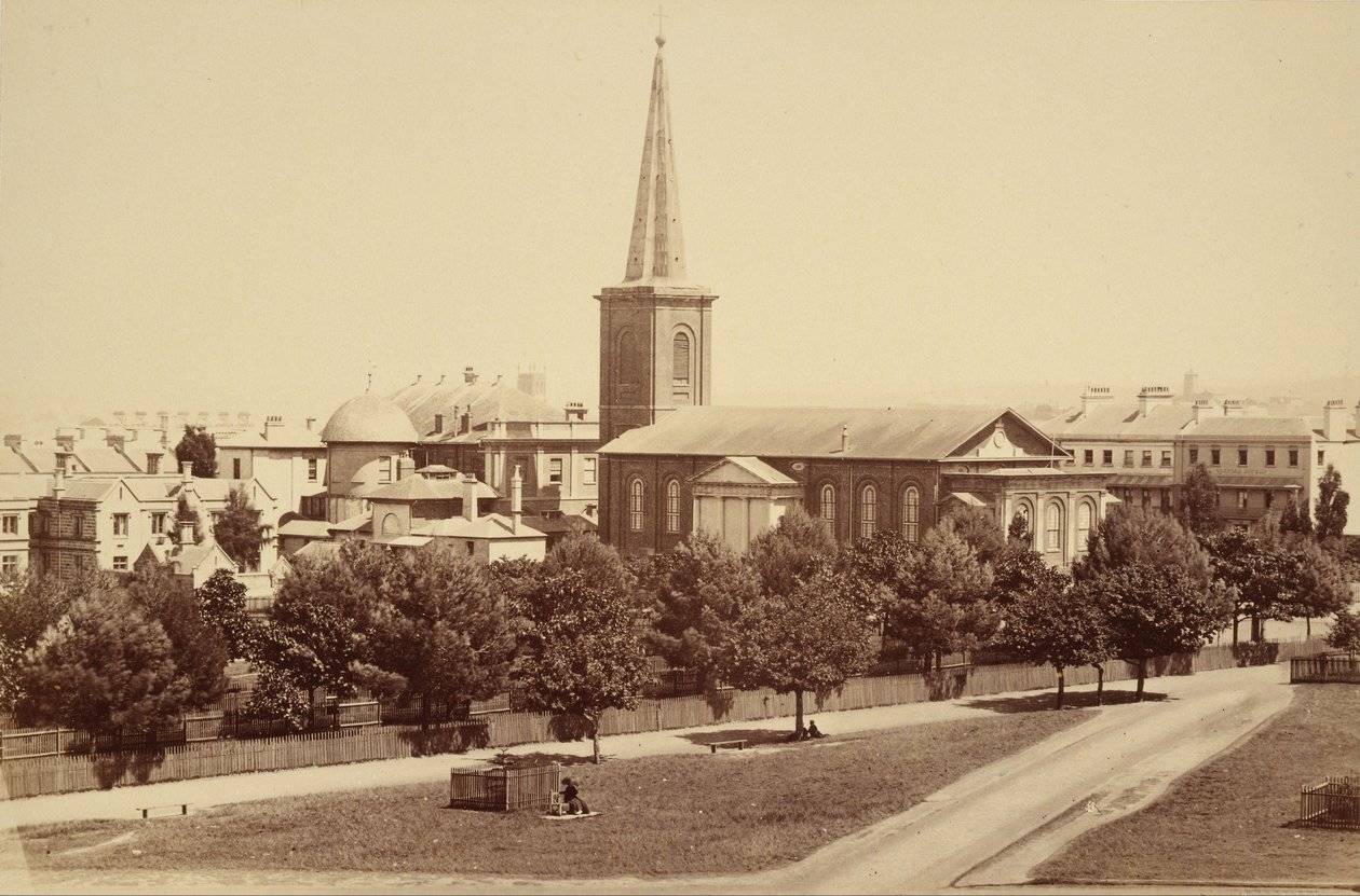 St Jamess Church, do Hyde Park, SydneyVistas fotográficas de Sydney e do país em volta. Notícia... de John Degotardi