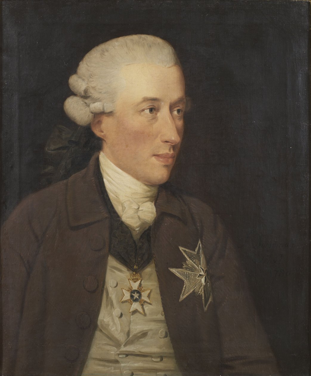 Retrato do barão Gustaf Adam von Nolcken (1733-1813) de John Downman