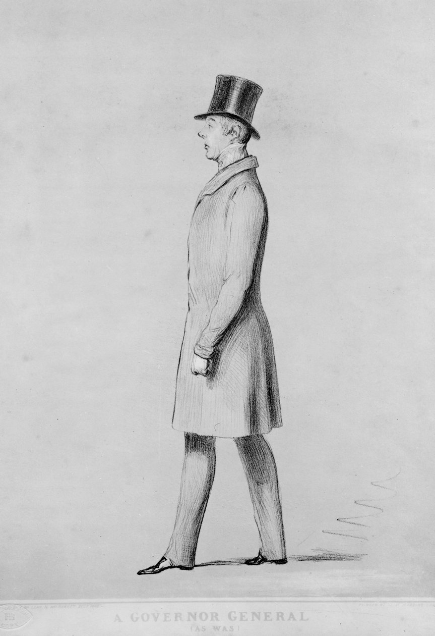 Um governador geral, 1842 (litografia) de John Doyle