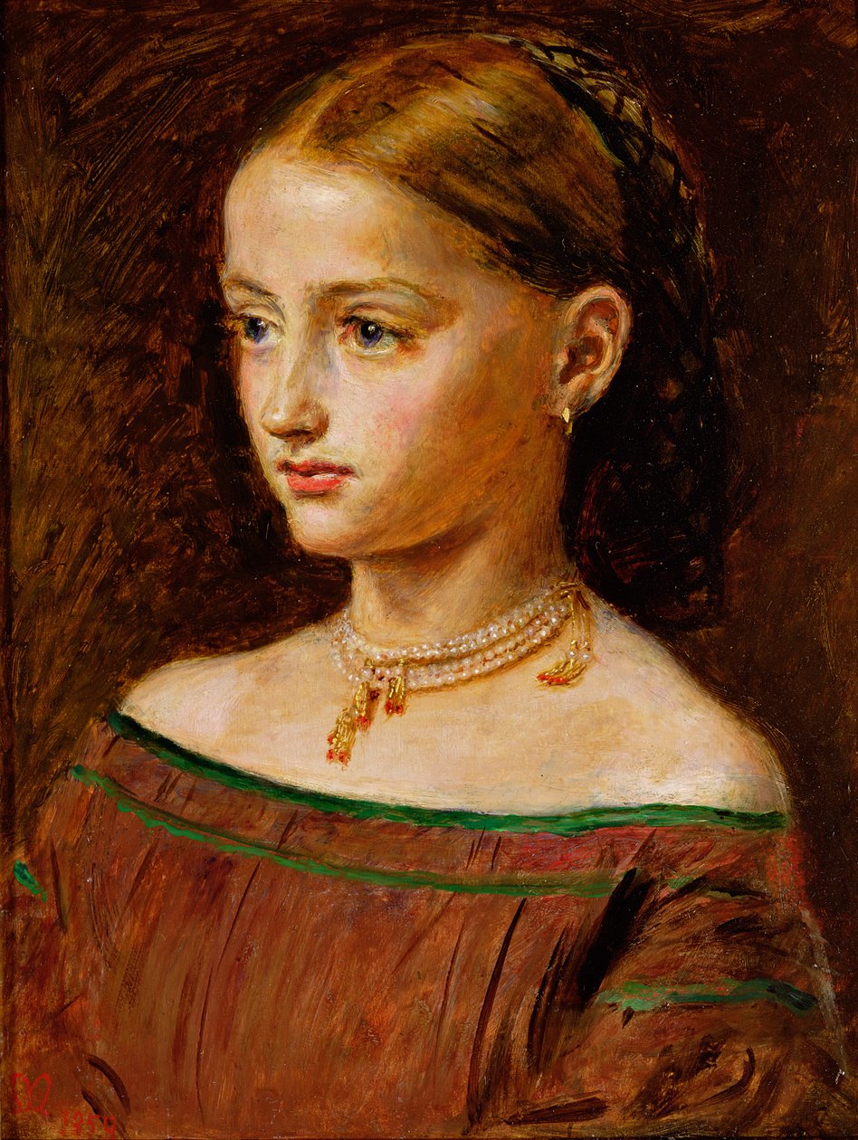 Alice Gray, 1859 (óleo) de John Everett Millais