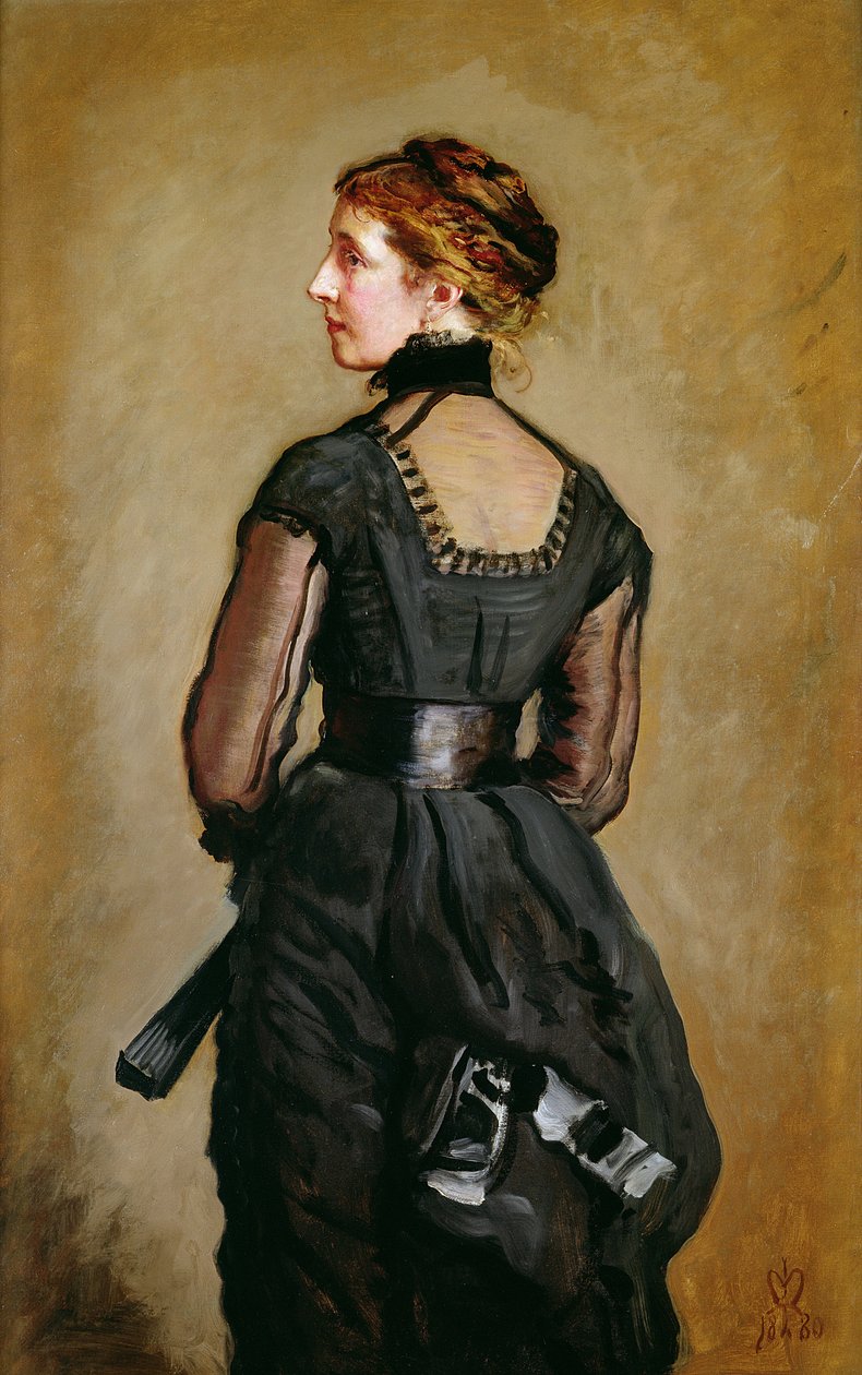 Sra. Perugini, segunda filha de Charles Dickens, 1880 de John Everett Millais