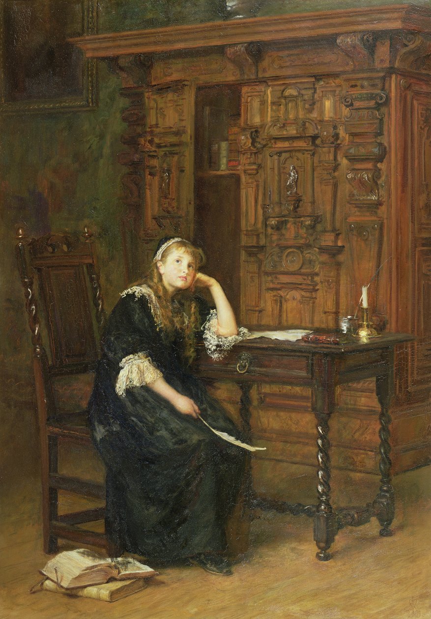 Princesa Elizabeth na prisão. 1879 de John Everett Millais
