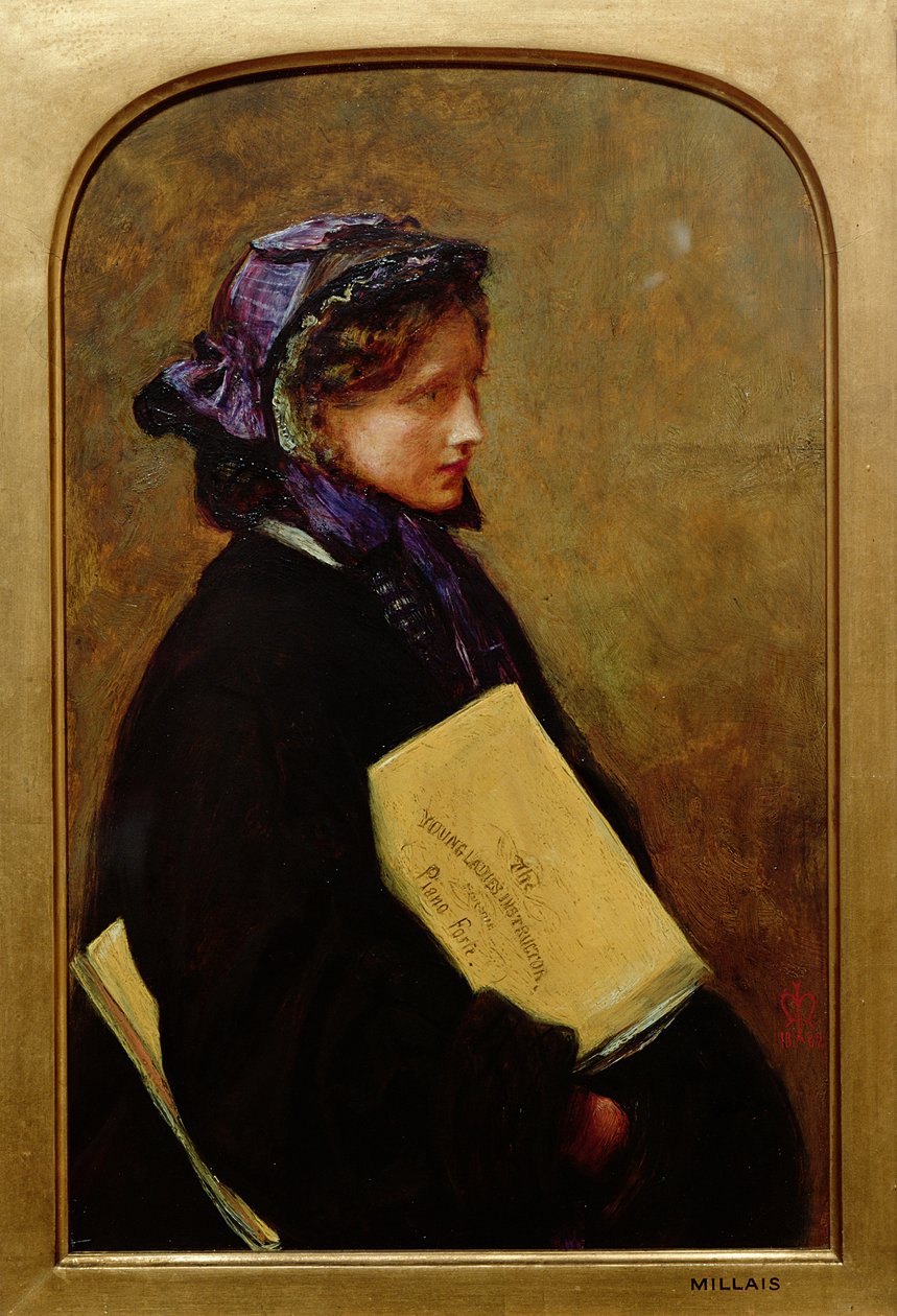 A amante da música de John Everett Millais