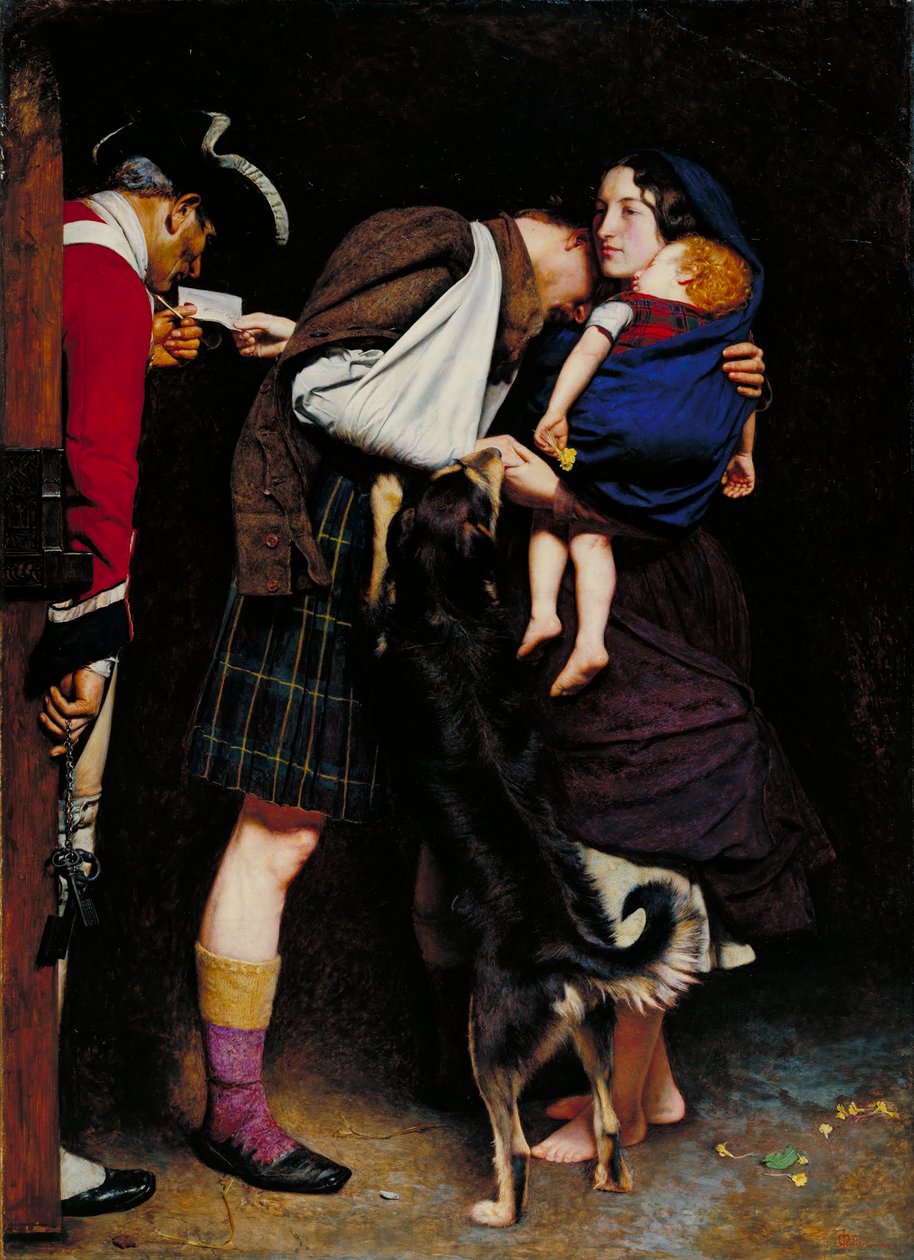 A ordem de lançamento 1746 de John Everett Millais