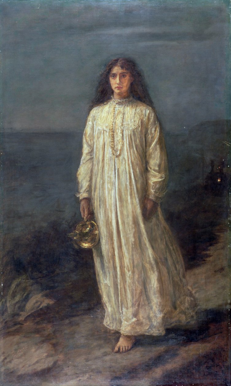 O sonâmbulo, 1871 de John Everett Millais