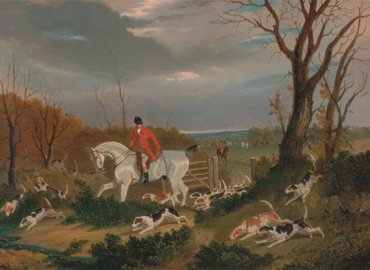 A caça do Suffolk - indo cobrir perto de Herringswell de John F. Herring