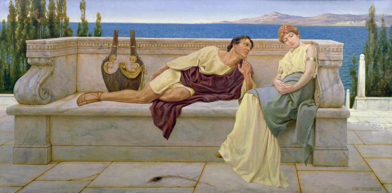 O amanhecer do amor, 1888 de John Featherstone Parsons