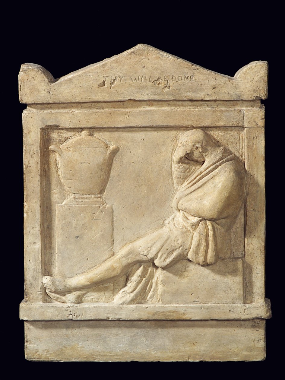 Monumento ao Rev. Thomas Brand, 1815-16 (gesso) de John Flaxman