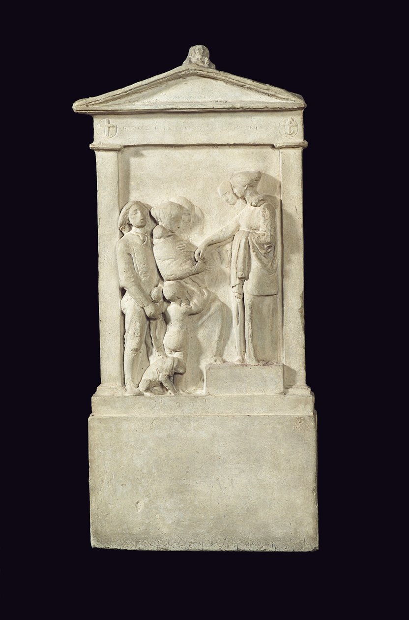 Monumento a Thomas Yarborough e membros de sua família, 1803-06 (gesso) de John Flaxman