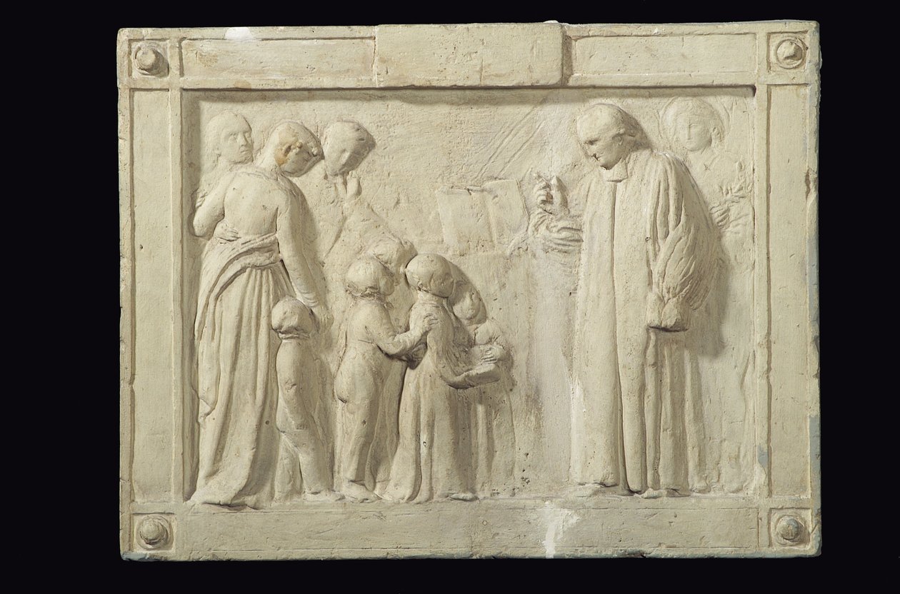 Monumento ao Rev. John Clowes, 1819-20 (gesso) de John Flaxman