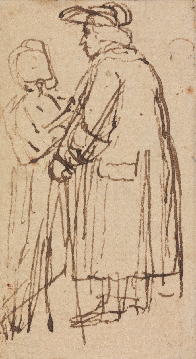 Estudo de um cavalheiro, chamado Dr. Johnson de John Flaxman
