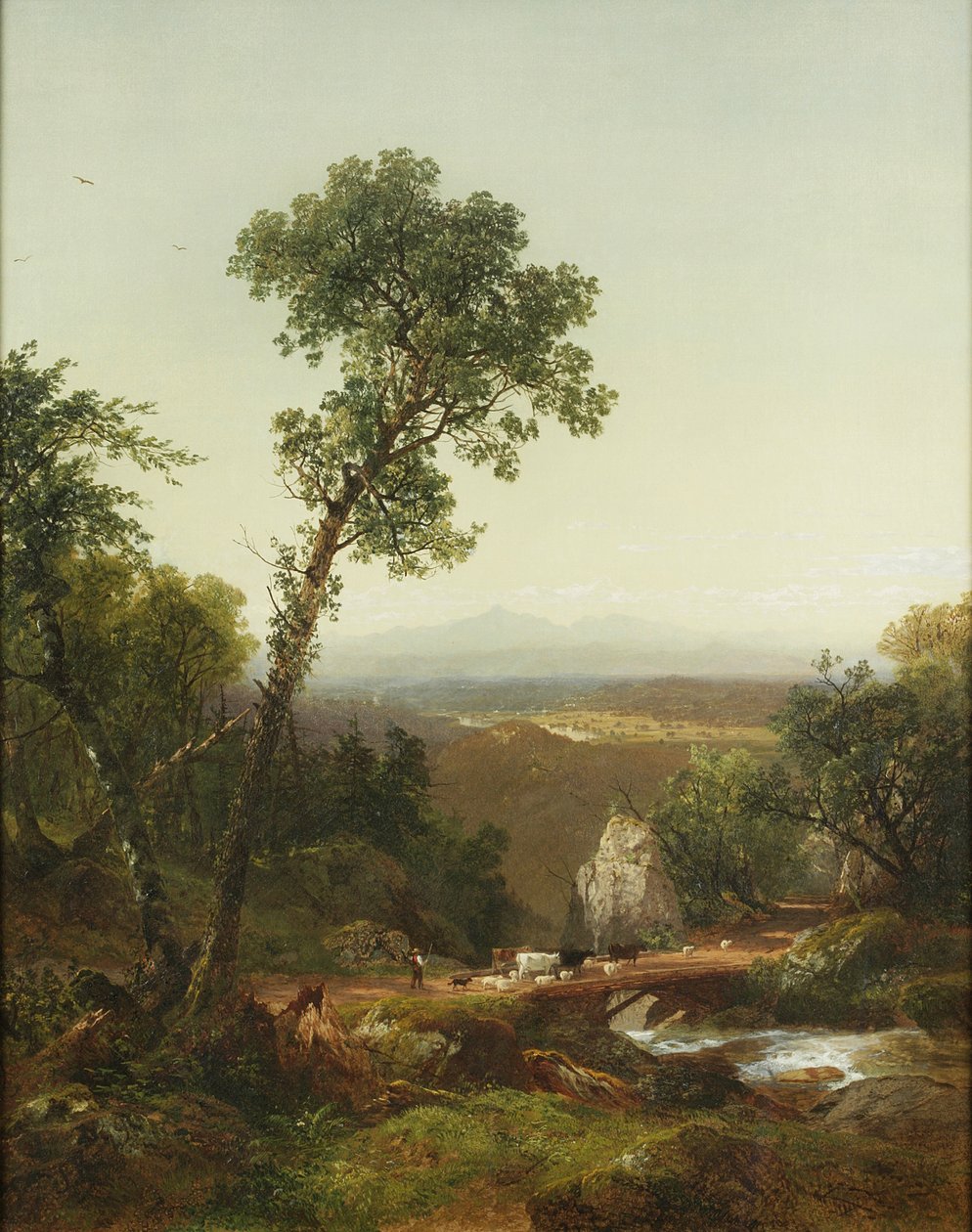 Cenário da Montanha Branca, 1859 de John Frederick Kensett