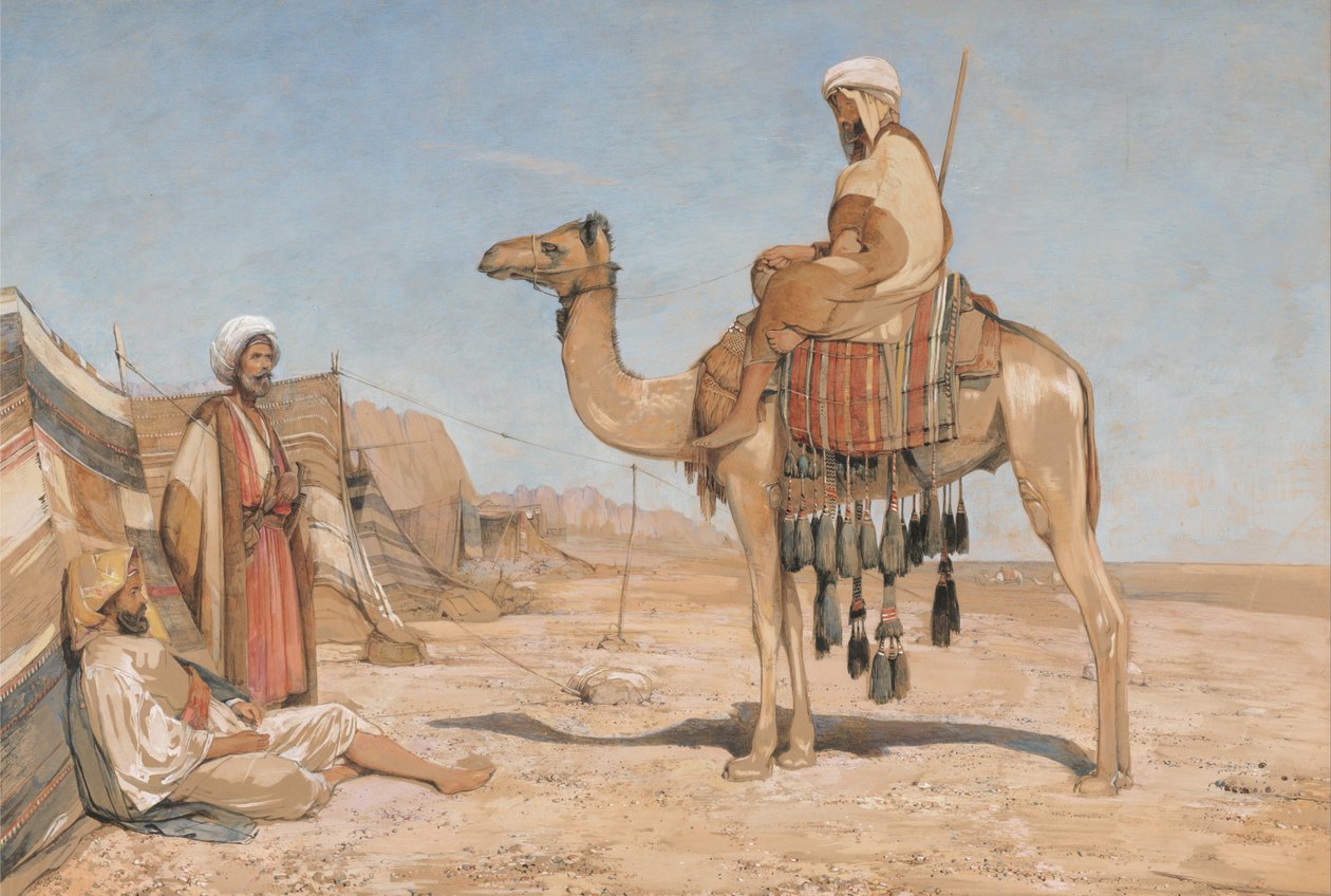 Um acampamento beduíno; ou árabes beduínos de John Frederick Lewis